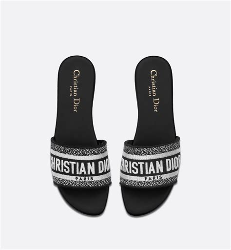 dior dway slide's black|dior dway slides women.